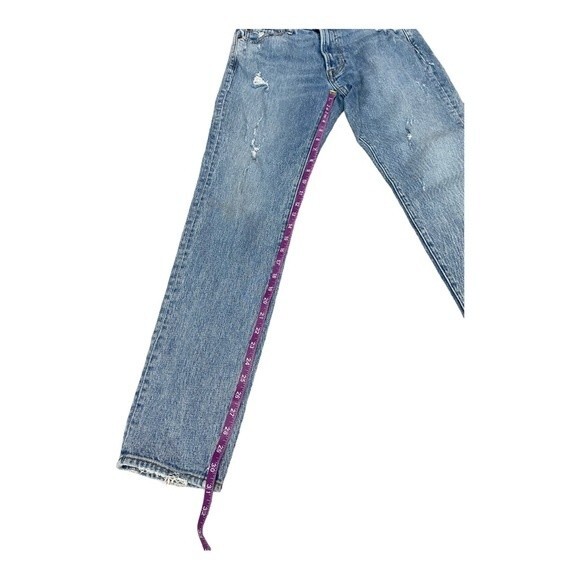 Abercrombie &‎ Fitch 30x32 A&F Vintage Stretch 90s Slim Jeans Denim Distressed - Picture 10 of 14